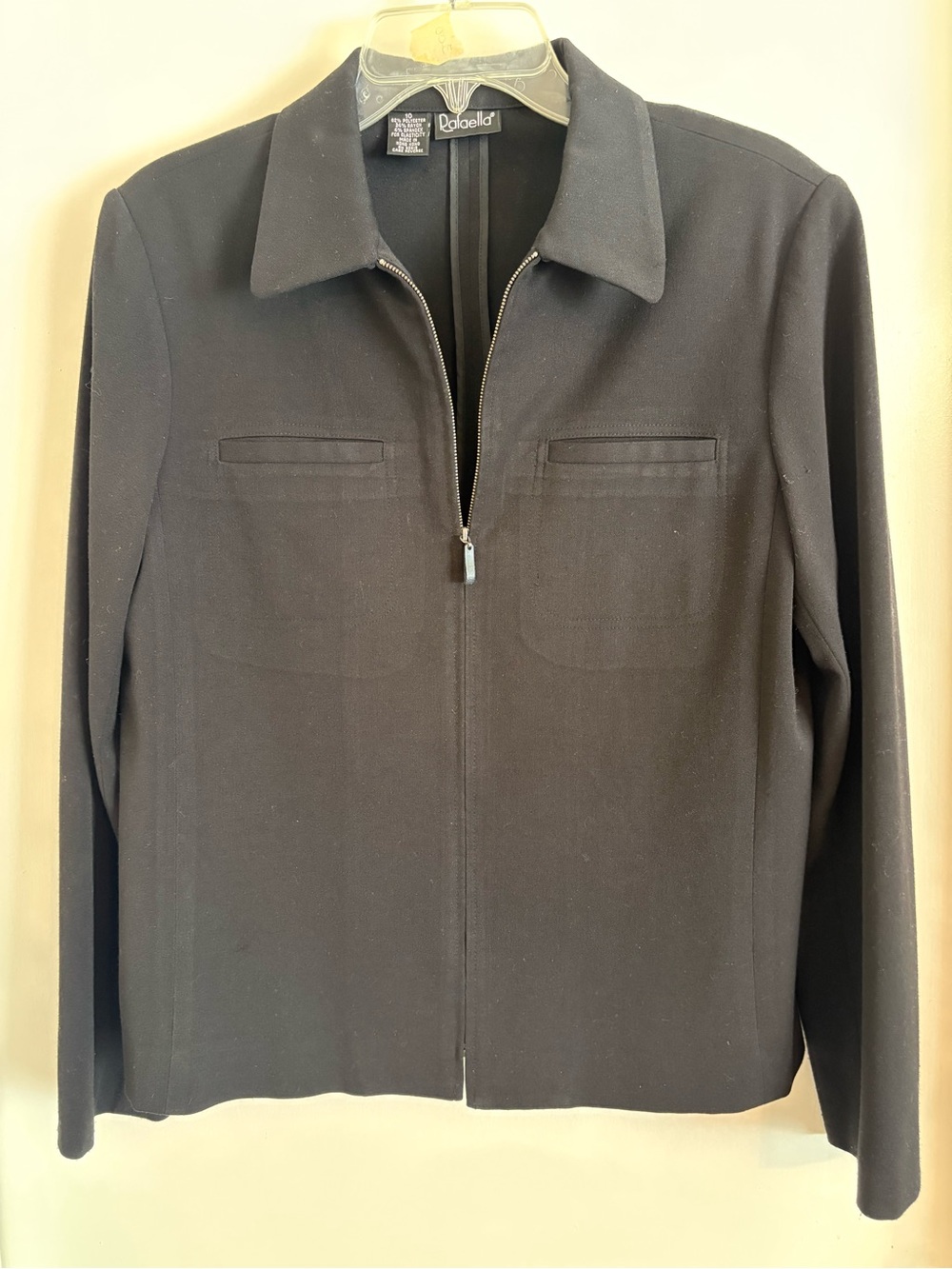 Rafaella Women's Zip-Up Jacket in Black